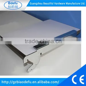 Chrome Floating Glass Shelf Support Bracket / Hanging Shelf Hook / Wooden Board Support thumbnail-1