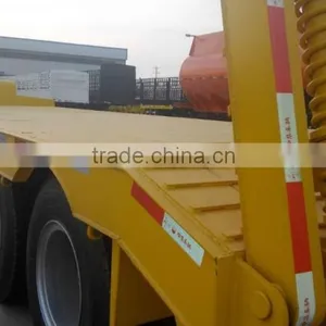 60t Low Bed CIMC Semi Trailer for Trailer Truck thumbnail-3