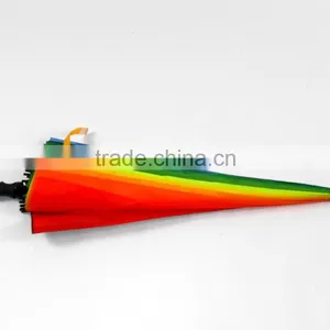 16k Deluxe Bright Color Rainbow Umbrella thumbnail-4
