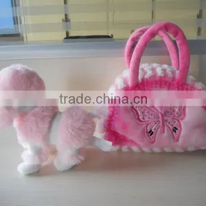 Plush Dog With Bag / Cute Dog /plush Toys/ Stuffed Toy/Miss Dog thumbnail-1