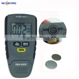 RM660 Paint Coating Thickness Gauge Digital Meter Instrument Tester 0-1.25mm Iron Aluminum Base Metal Car Automotive Measure thumbnail-1