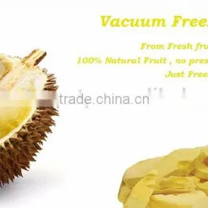 Vacuum Freeze Dried Durian Monthong ( Golden Pillow ) From Thailand Certified HACCP, ISO 22000, GMP, HALAL and KOSHER thumbnail-2