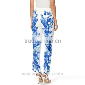 Clothing Supplier Office Wear Trousers All Over Print Ltweight Fashion Women Pants thumbnail-3