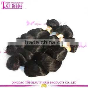 Qingdao High Quality100% Virgin Indian Remy Temple Hair Wholesale Weaving Hair and Beauty Supplies thumbnail-1
