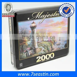 Big Metal Clothes Packing Tin Box T-shirt Ties Tin Container thumbnail-1