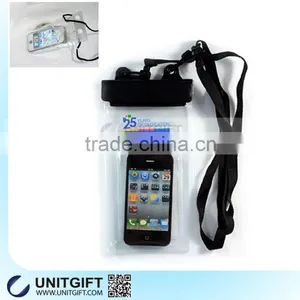 IPX8 Universal up to 5.5 Inch Mobile Phone Waterproof Case for Skating Boating Swiming thumbnail-4