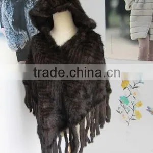 Wholesale Women's Mink Fur Cape MKS1 thumbnail-3