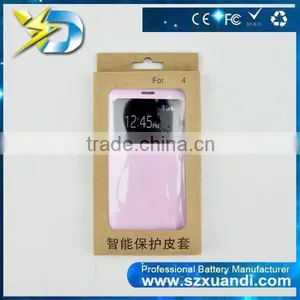 New Products for mi 4 Mobile Phone Window pu Leather Case thumbnail-1