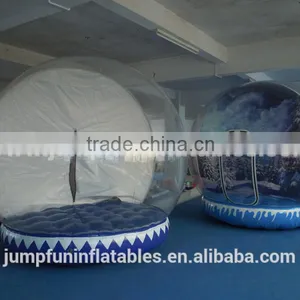 Advertising Inflatable Snow Ball With Printing,Indoor and Outdoor Large PVC Snow Globes Commercial Use thumbnail-1