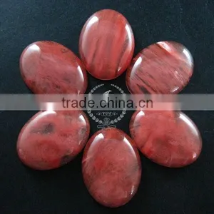 30x40mm Big Oval Red Artificial Cloudy Pattern Glass Cabochon DIY Jewelry Supplies Findings 4120091 thumbnail-1