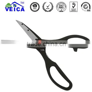 Multi-functional Scissors Stainless Steel Scissors Black PP +red Button thumbnail-1
