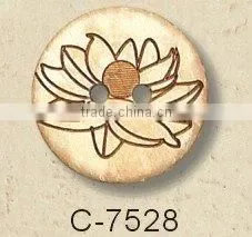 Laser Coconut Button thumbnail-1
