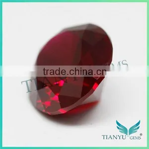 Wholesale Loose Gemstones 8# Oval-shape Red Ruby Price Synthetic Gemstone thumbnail-4