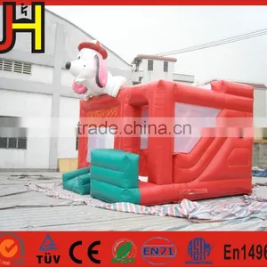 Cute Cartoon Puppy Platform Slide/Inflatable Slide thumbnail-2