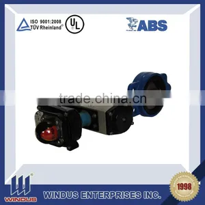 PN54 Pneumatic Hydraulic Drive Tri-clamp Butterfly Valve thumbnail-5