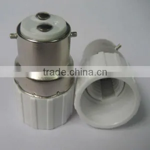 Conversion Socket B22 to E14 Conversion Lamp Holder thumbnail-1