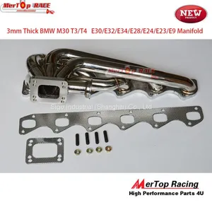 Mertop Race 3mm Thick Schedule 40 Manifold for B** M30 T4/T3 Turbo E30/E32/E34/E28/E24/E23/E9 thumbnail-1