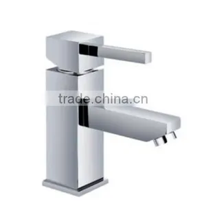 Single Lever Chrome Basin Mixer Tap Faucet UK thumbnail-1