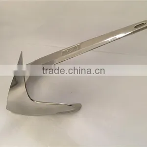 Stainless Steel Boat Anchor Polished A Bruce Anchor thumbnail-4