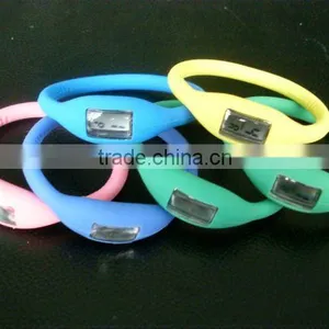 2012 Promotation Ion Silicone Digital Watch thumbnail-1