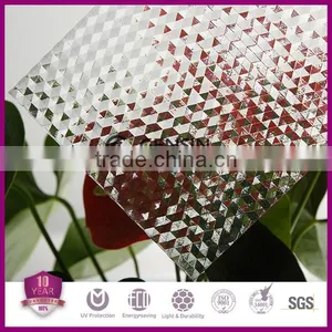 Haining 6mm Diameter Prismastic Pattern Light Diffuser Polycarbonate Sheet 1220*2440mm thumbnail-1