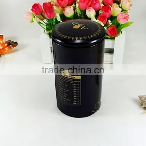 High-end Black Coffee Tea Tin Container thumbnail-1