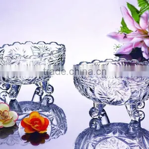 Factory Supply Wholesale Large Glass Candy Bowl thumbnail-1