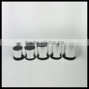 600ml Cylinder Glass Candle Cup With Slate Stone Lid thumbnail-3