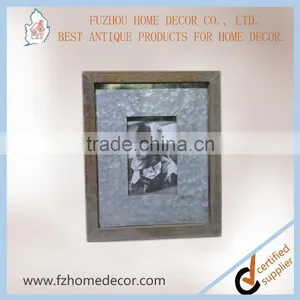 Antique Wood Photo Frame Metal Photo Frame thumbnail-2
