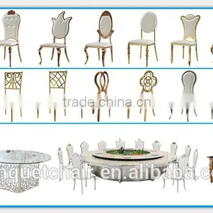 Blue Fashion Stainless Steel Dining Chair for Sale thumbnail-4
