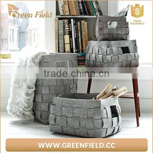 Customized Felt Basket Factory Price Ladies Felt Storage Bags thumbnail-1