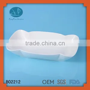 White Porcelain Soup Bowls and Plates thumbnail-1