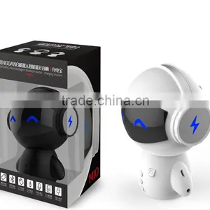Intelligent Mini Robot Bluetooth Speaker With Power Bank for Computer thumbnail-6