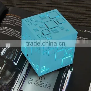 NEW Wholesale Magic Cube Mini Bluetooth Speaker Q Plus Portable Subwoofer Speaker Music Player With FM Radio thumbnail-3