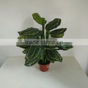 Fake Plant Red Plant Artificial Ornamental Green Plants thumbnail-4