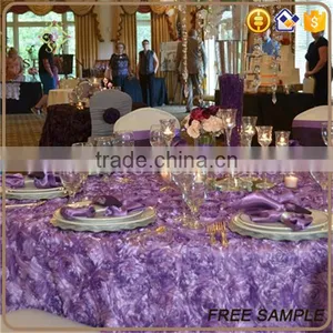 Ornate Rosette Table Cloth for Wedding/party/show thumbnail-1