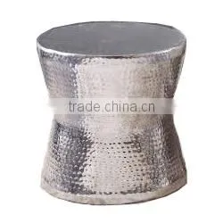 Engraved Metal Side Table For Living Room thumbnail-2