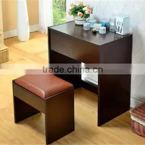 Fashion Dresser Set Princess Dressing Table For Girl With Stool European Style Pink Color Dresser K/D Package 60*40*74cm thumbnail-3