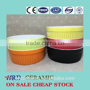 Stocked Colorful Round Shape Sala Bowl,ceramic Soup Bowl for Microwave Oven thumbnail-1
