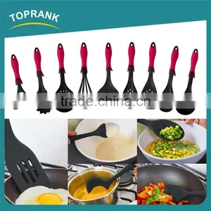 Cooking Utensils Nylon Ladle Strainer 9pcs Food Grade Nylon Kitchen Utensil Set thumbnail-1