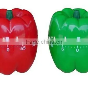 Plastic Pepper Shape Different Colors Timer/plastic Mechanical Timer thumbnail-1