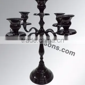 Black Candelabra Centerpieces Wedding & Wholesale Wedding Black Candelabra thumbnail-4