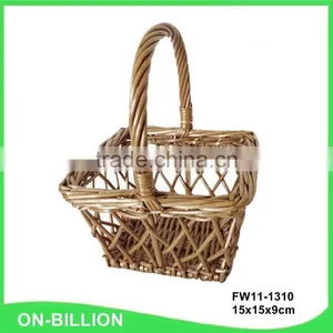 New Eco Mini Wicker Decorate Basket Wedding thumbnail-4