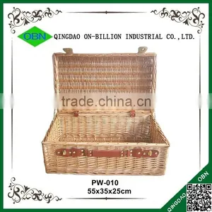 Bulk Cheap Wholesale Empty Wicker Picnic Baskets thumbnail-1