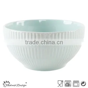 Ceramic Crockery Stoneware Emboss Dinnerware Bulk Bowl thumbnail-1