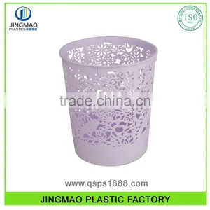 PP Semi-transparent Color Hollow Out Design Plastic Dustbin thumbnail-3