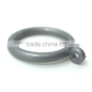 Shower Curtain Track Hooks, Plastic Shower Curtain Hook With Eyelet ID34mm/OD46mm & ID26mm/OD33mm Grey Colour thumbnail-3