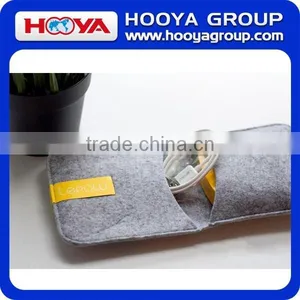 105*105mm Felt Power Bank Bag/Storage Bag For Power Bank thumbnail-2