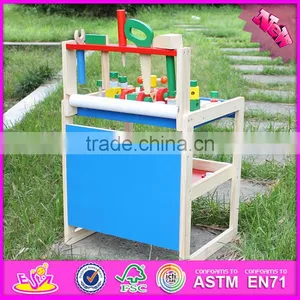 2016 New Design Baby Wooden Tool Toy Set, Wholesale Kids Wooden Tool Toy Set, Educational Children Wooden Tool Toy Set W03D069 thumbnail-4