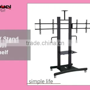 Simple Screen Mount Display LCD Monitor Holder Movable TV Bracket Cart thumbnail-5